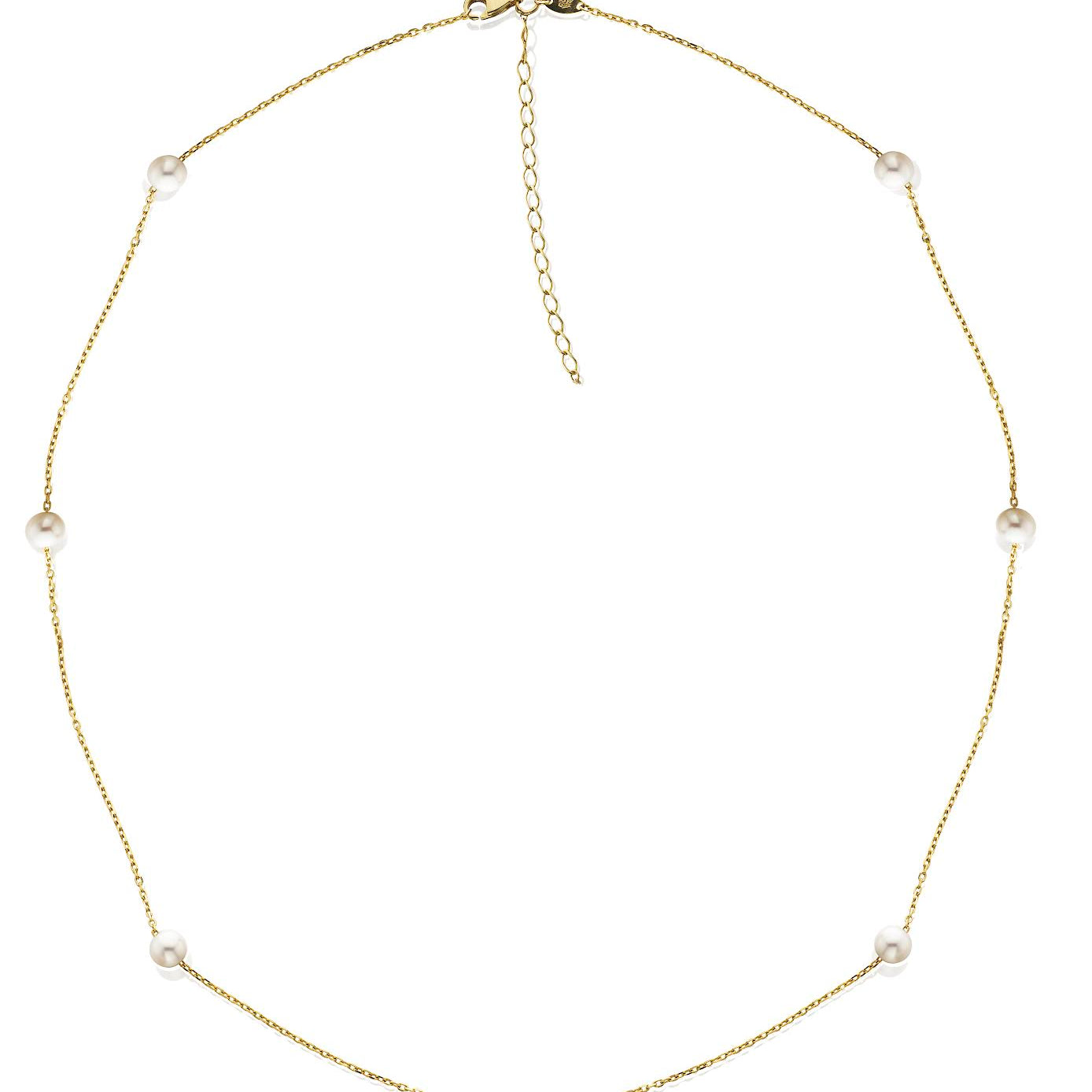 Pearl Station Necklace