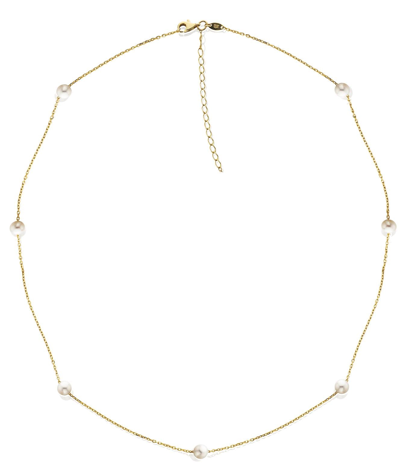 Pearl Station Necklace