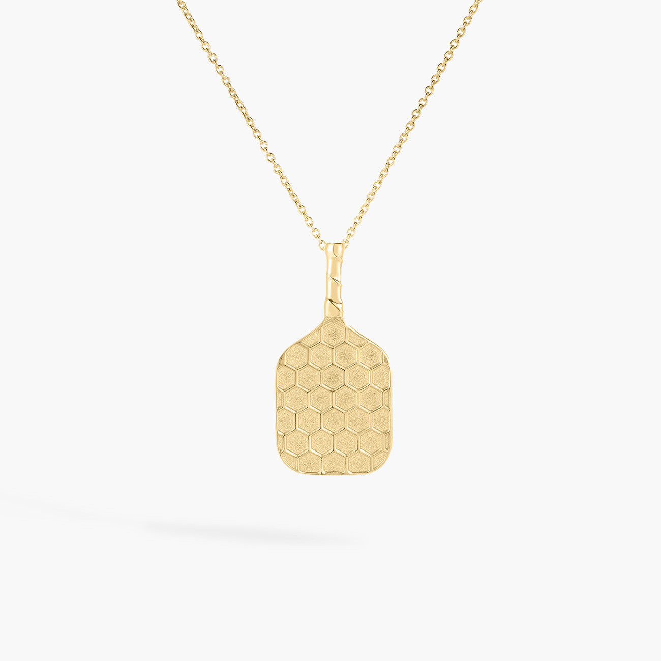 18K Yellow Gold Tiny Treasures Pickle Ball Necklace