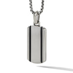 Beveled Tag in Sterling Silver, 35mm