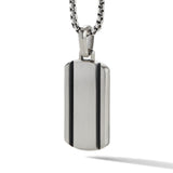 Beveled Tag in Sterling Silver, 35mm