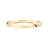 Fredrick Goldman 2mm Low Dome Comfort-Fit Plain Wedding Band – 18K Yellow Gold