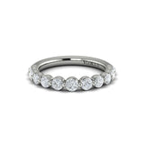 Sofia Diamond Band in 18K White Gold