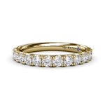18K Yellow Gold Diamond Wedding Band