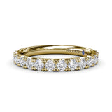 18K Yellow Gold Diamond Wedding Band
