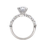 14K White Gold Semi-Mount Diamond Engagement Ring