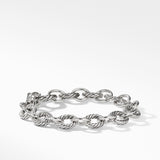 Oval Link Chain Bracelet in Sterling Silver, 10mm
