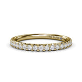 18K Yellow Gold Diamond Wedding Band