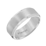 Men’s 8mm Tungsten Carbide Comfort Fit Wedding Band