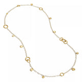 18K Yellow Gold Jaipur Long Charm Statement Necklace, 29.5"