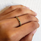 Bezel Black Diamond Band