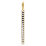 Medium Channel Set Bar with Diamonds