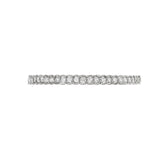 Scallop White Diamond Band