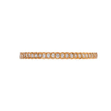 Scallop White Diamond Band