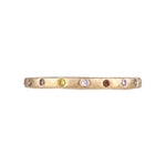 Dunes Narrow Multi-Color Diamond Band
