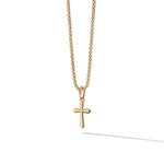 Roman Cross Amulet in 18K Yellow Gold, 19mm