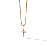 Roman Cross Amulet in 18K Yellow Gold, 19mm