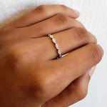 Eleanor White Diamond Band