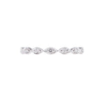 Eleanor White Diamond Band