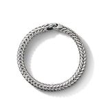 Chevron Bead Bracelet in Sterling Silver