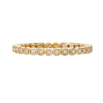 Mini Bezel White Diamond Band