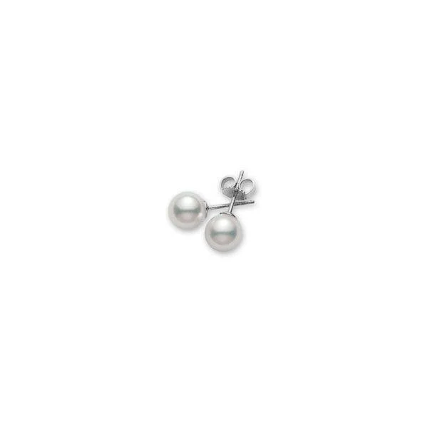 Akoya Pearl Ear Stud Earrings 7.5MM A+