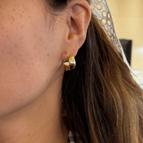Gold Vermeil Huggie Earrings