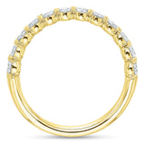 Silk Prong Diamond Band