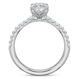 New Aire Oval Diamond Engagement Ring