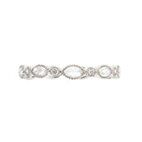 Amara White Diamond Band
