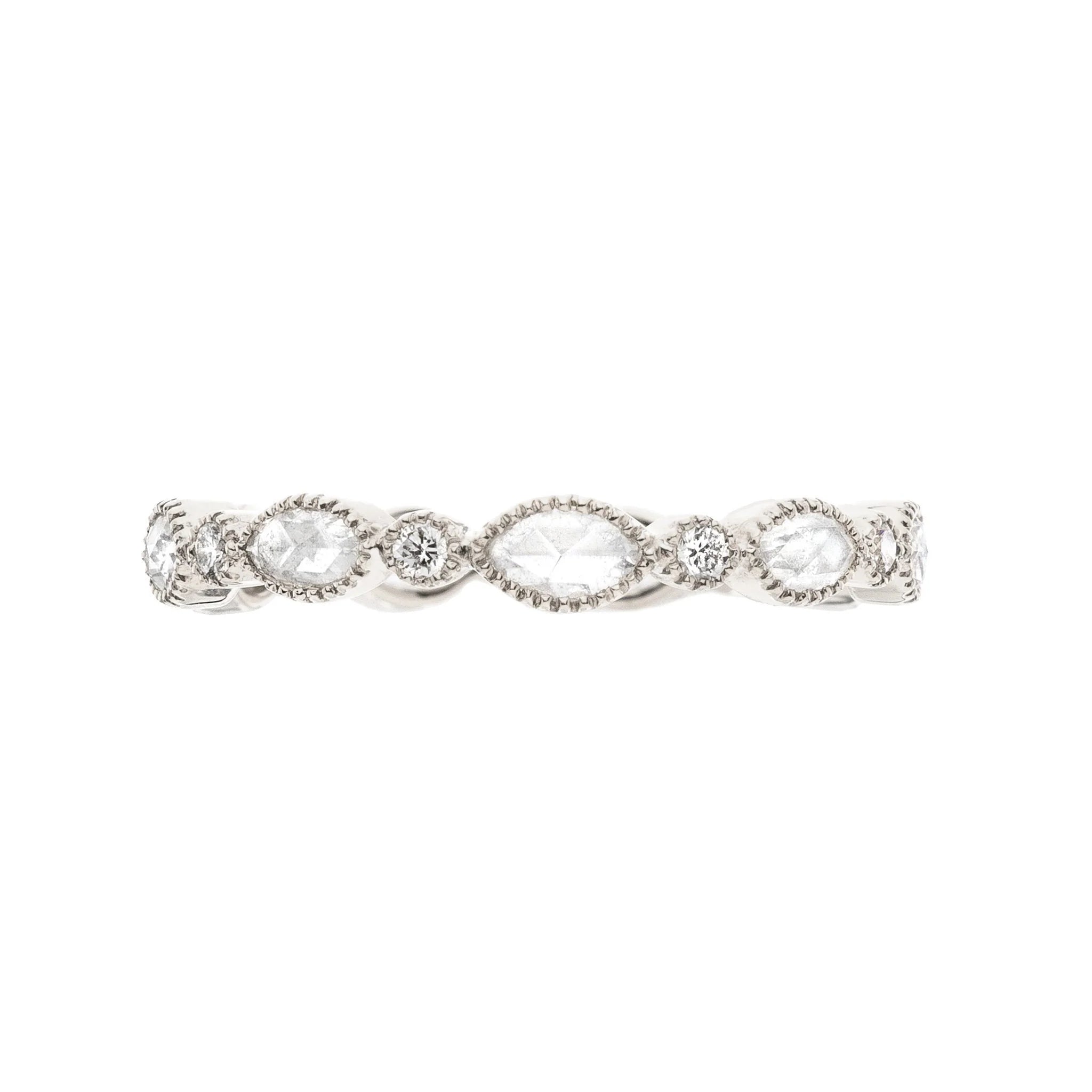 Amara White Diamond Band