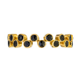 Zig Zag Black Diamond Band
