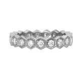 Regency Large White Diamond Band