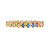 Rainbow Sapphire Regency Band