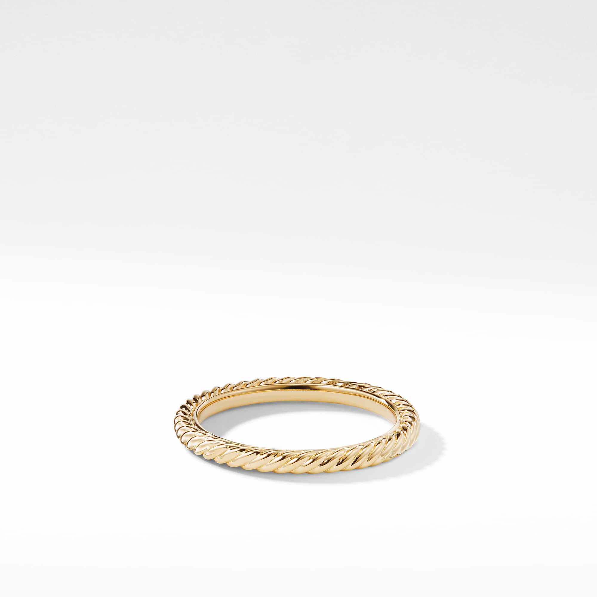 Cable Collectibles® Stack Ring in 18K Yellow Gold, 2mm