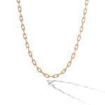DY Madison® Chain Necklace in 18K Rose Gold, 3mm