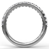 18K White Gold Diamond Wedding Band