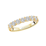 14K Yellow Gold Diamond Wedding Band