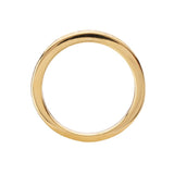 14K Yellow Gold Baguette Diamond Wedding Band