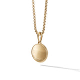 Maritime® Compass Amulet in 18K Yellow Gold with Center Diamond, 29.5mm