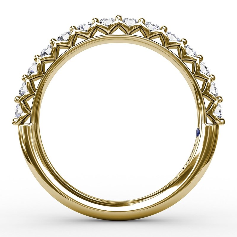 18K Yellow Gold Diamond Wedding Band