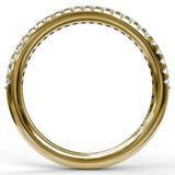 18K Yellow Gold Diamond Wedding Band