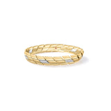 18K Yellow Gold Designer Gold San Marco Diamond Bangle