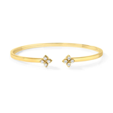 18K Yellow Gold Love In Verona Diamond Bangle