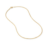 Box Chain Necklace in 18K Yellow Gold, 2.7mm