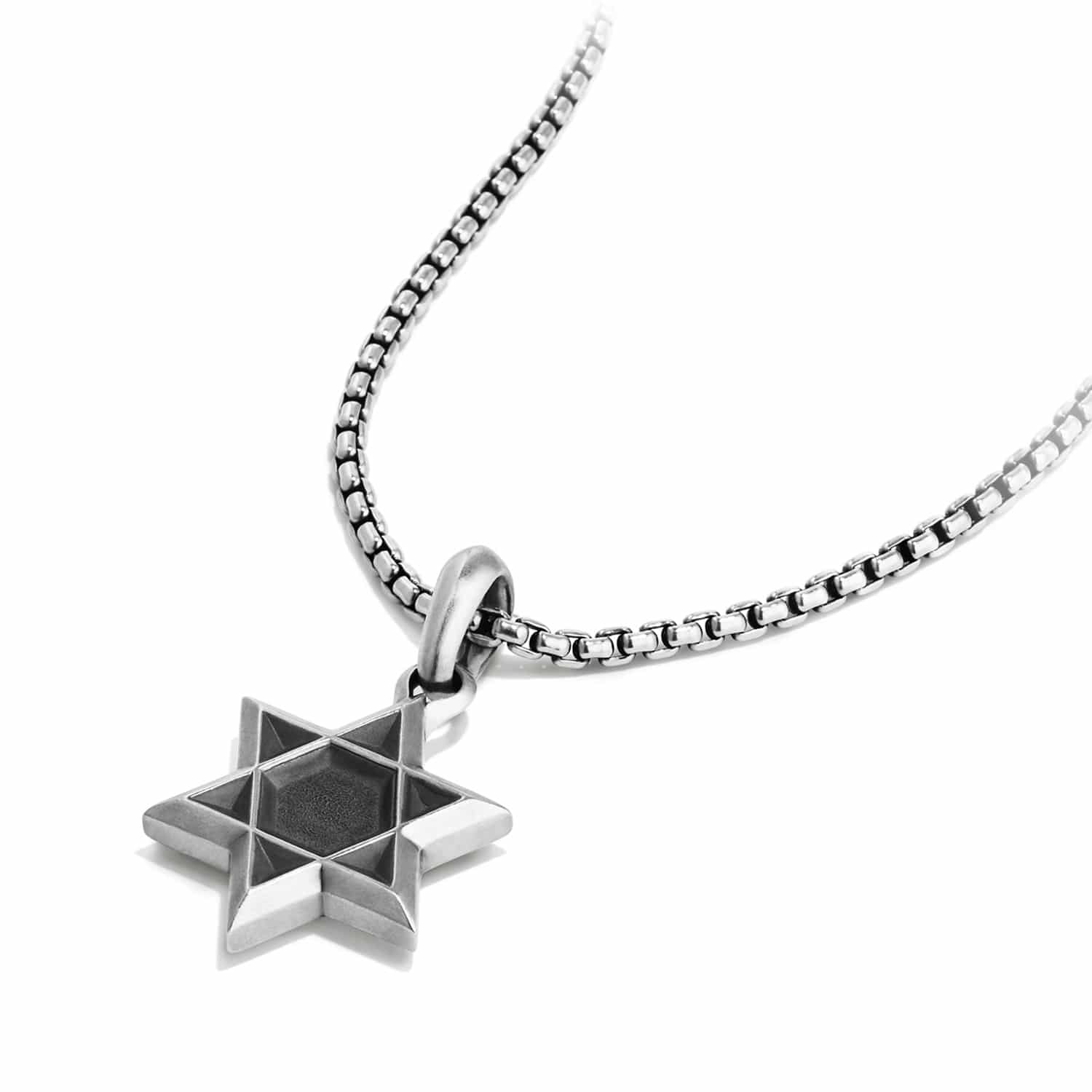 Star of David Amulet in Sterling Silver, 34.7mm