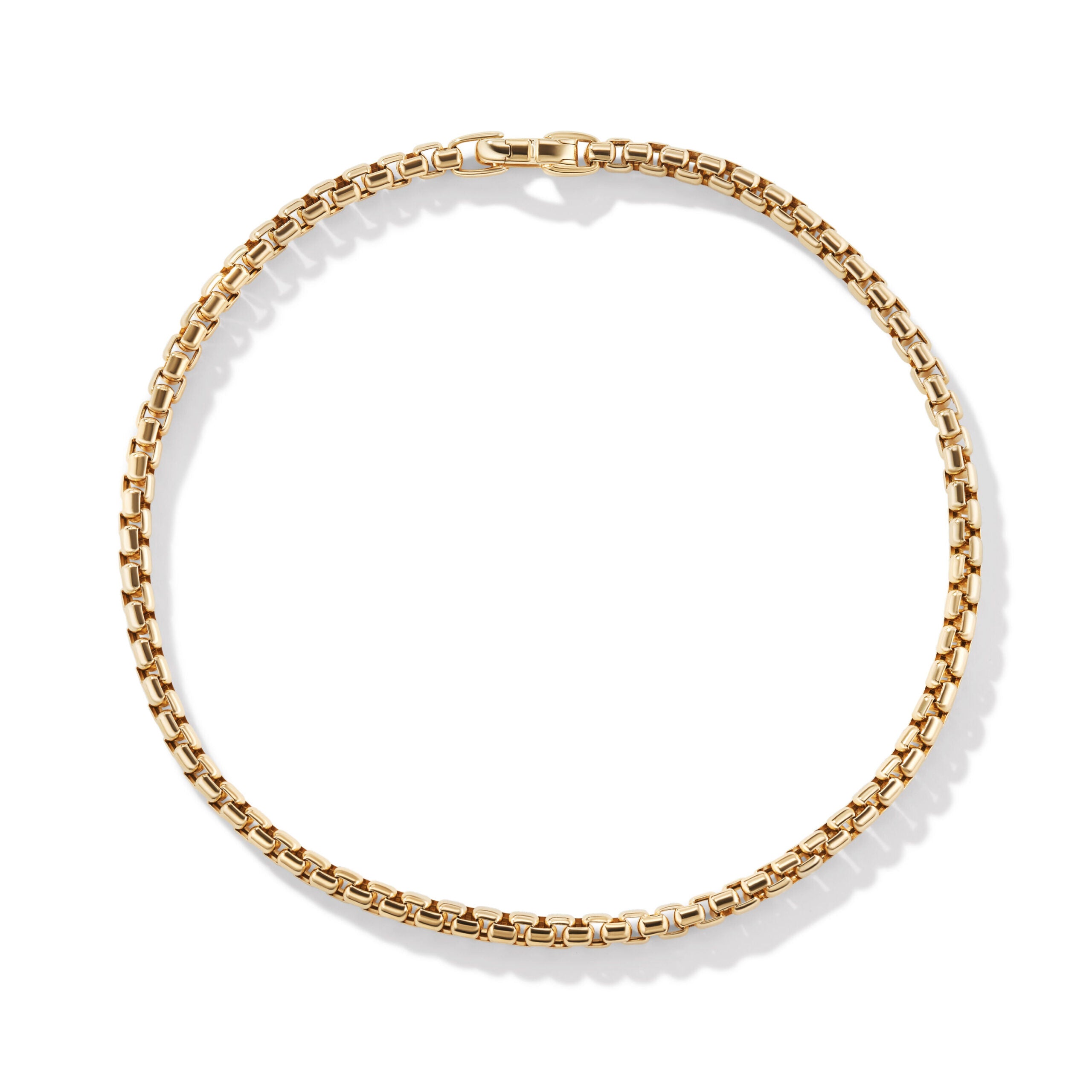 DY Bel Aire Box Chain Bracelet in 18K Yellow Gold, 2.7mm