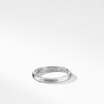 DY Classic Band Ring in 18K White Gold, 3.5mm