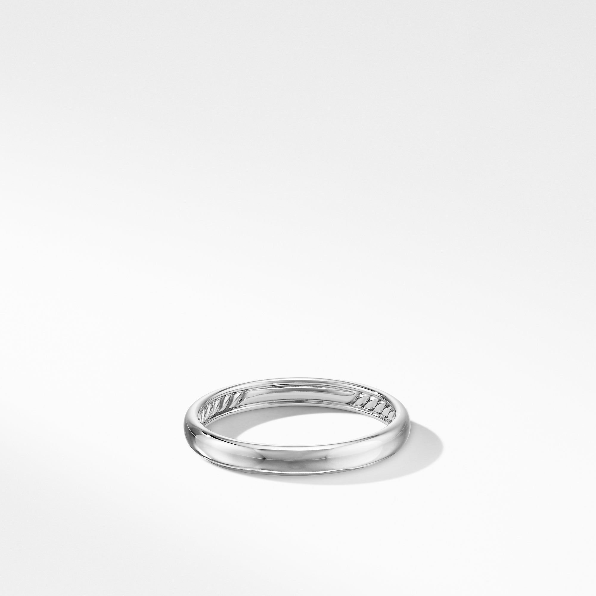 DY Classic Band Ring in 18K White Gold, 3.5mm