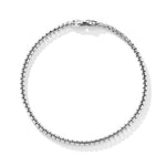 Box Chain Bracelet in Sterling Silver, 2.7mm